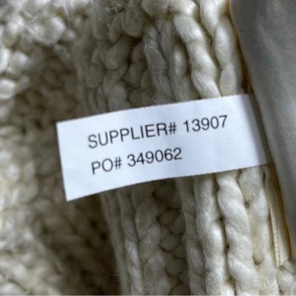 Ralph Lauren Chunky Cable Knit Fisherman Sweater Feminine Coquette XL - Picture 8 of 15